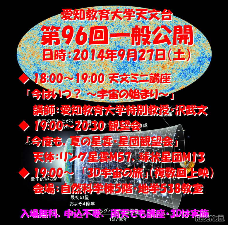 愛知教育大学天文台 第96回一般公開