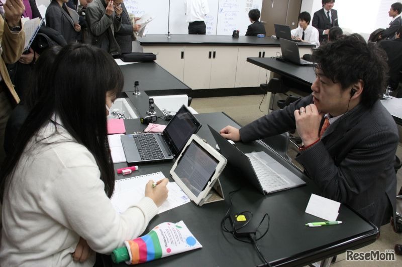 昨年の公開授業のようす