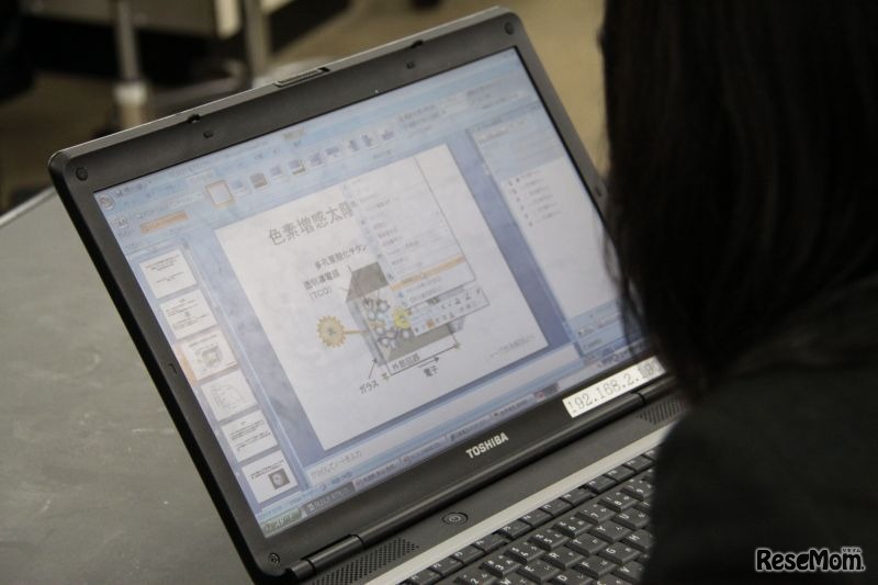 昨年の公開授業のようす