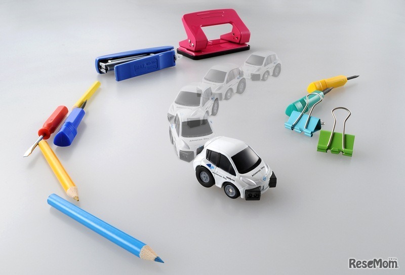 つくったコースの中を自動走行