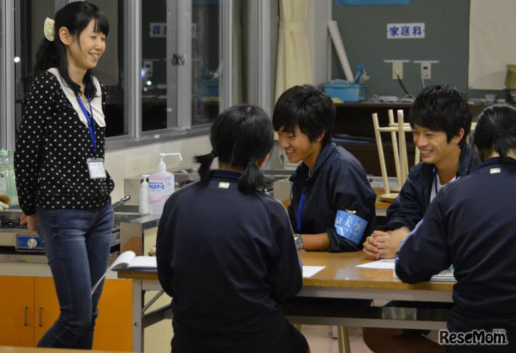 「学びの部屋」ボランティアのようす