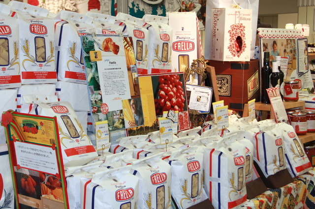 伊勢丹新宿店のイタリア展会場の様子