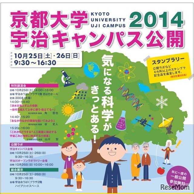 宇治キャンパス公開2014 気になる科学がきっとある！