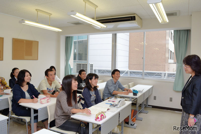 児童学科の授業風景