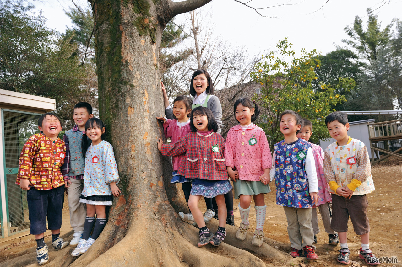 大学附属の幼稚園で実習を行える