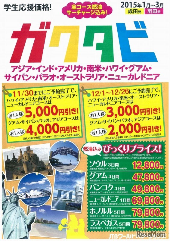 ガクタビ アジア・インド・アメリカほか