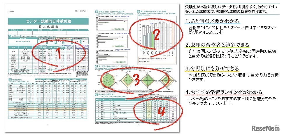 成績表サンプル