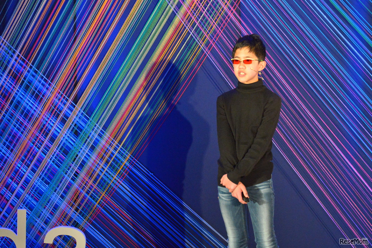 中学1年生の松谷知直さん