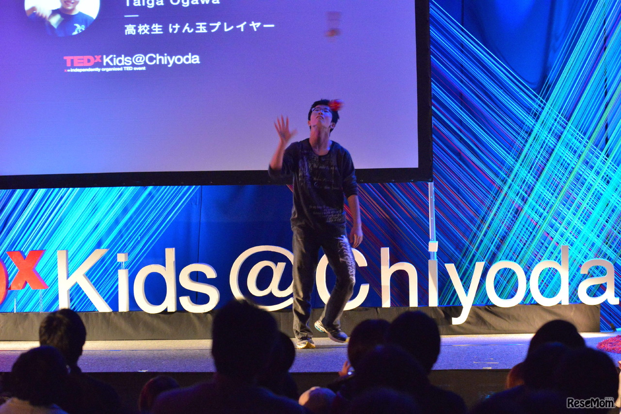 高校生けん玉プレイヤーの小川大賀さん