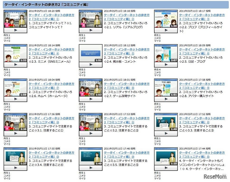 ケータイ・インターネットの歩き方「コミュニティ編」