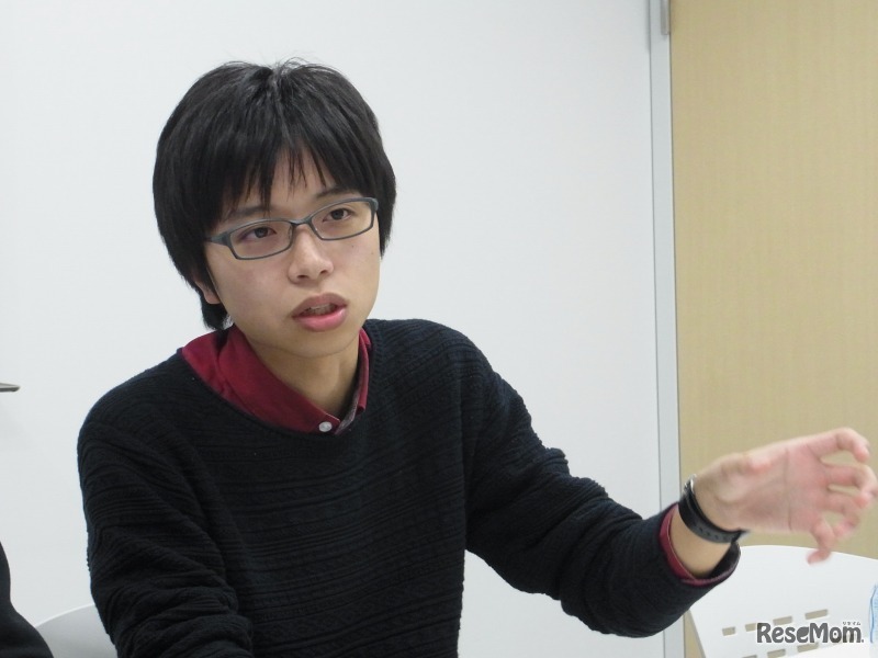 情報理工学部 メディア情報学科 3回生 富高宗一郎さん