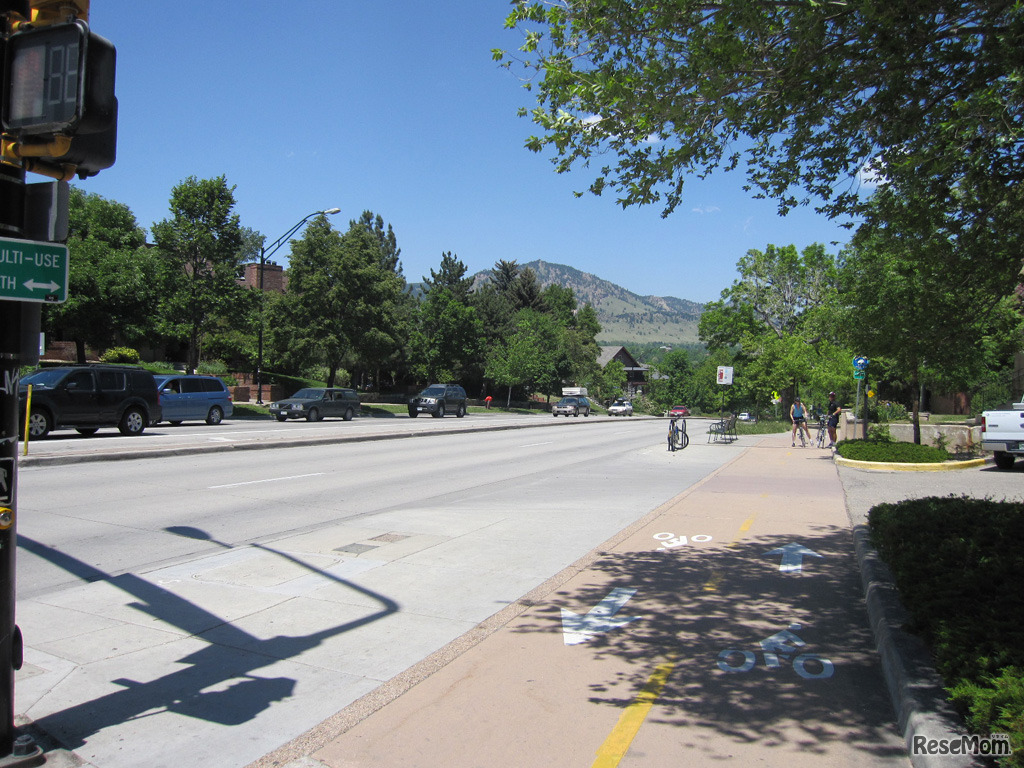 米国ボルダーの街並み