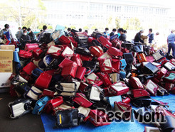 2014年に集まったランドセル