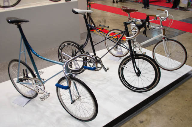 東京サイクルデザイン専門学校2年生後期課題のミニベロ（サイクルモード14）
