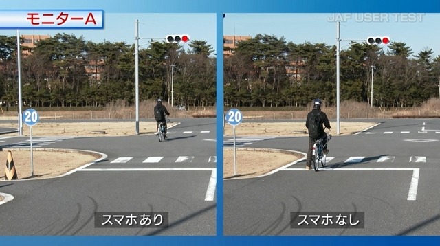 JAF、歩行者・自転車のながらスマホ危険性を注意喚起