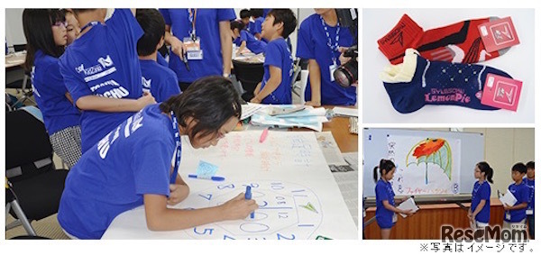 2014年8月に実施したブランドビジネスの職業体験プログラム