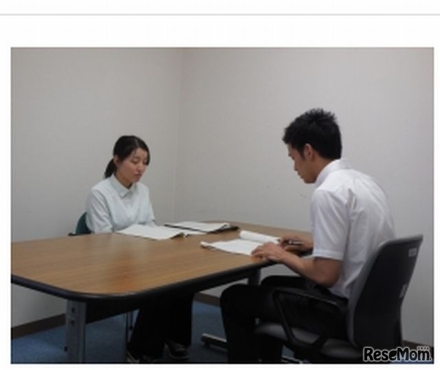 平成26年の模擬面接実習の様子