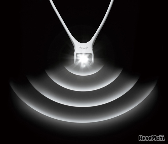 パナソニックのLEDネックライト BF-AF11P（点滅機能イメージ）