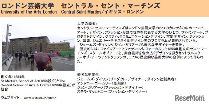 協定を結んだロンドン芸術大学