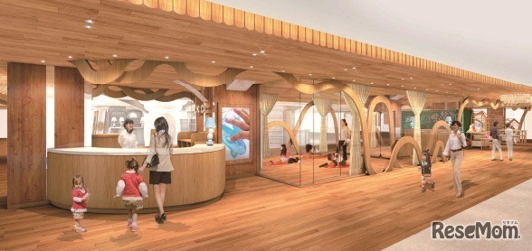 新宿伊勢丹3月4日オープンのセンターパーク（イメージ図）