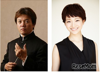 指揮者の現田茂夫さんとナビゲーターの野々すみ花さん