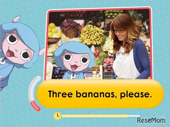 スピーキングレッスン　サンプル画面