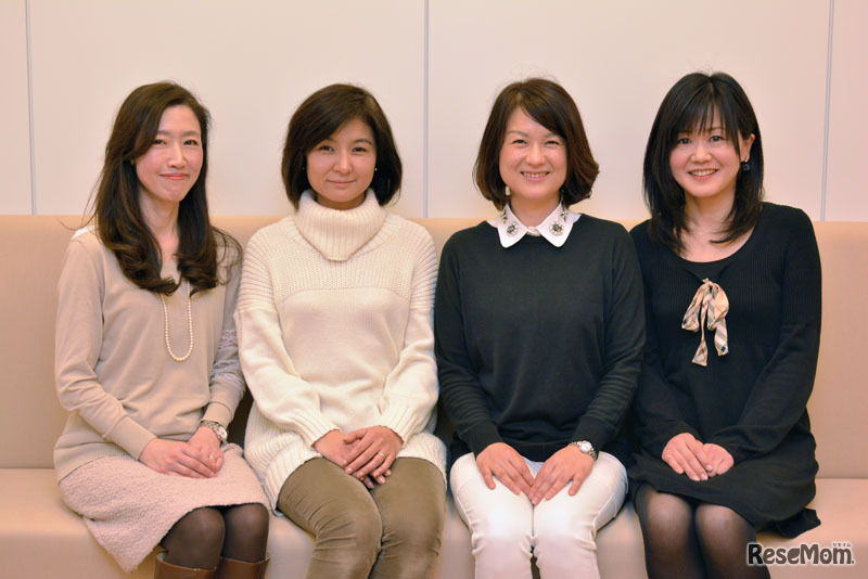 座談会に出席したお母様方