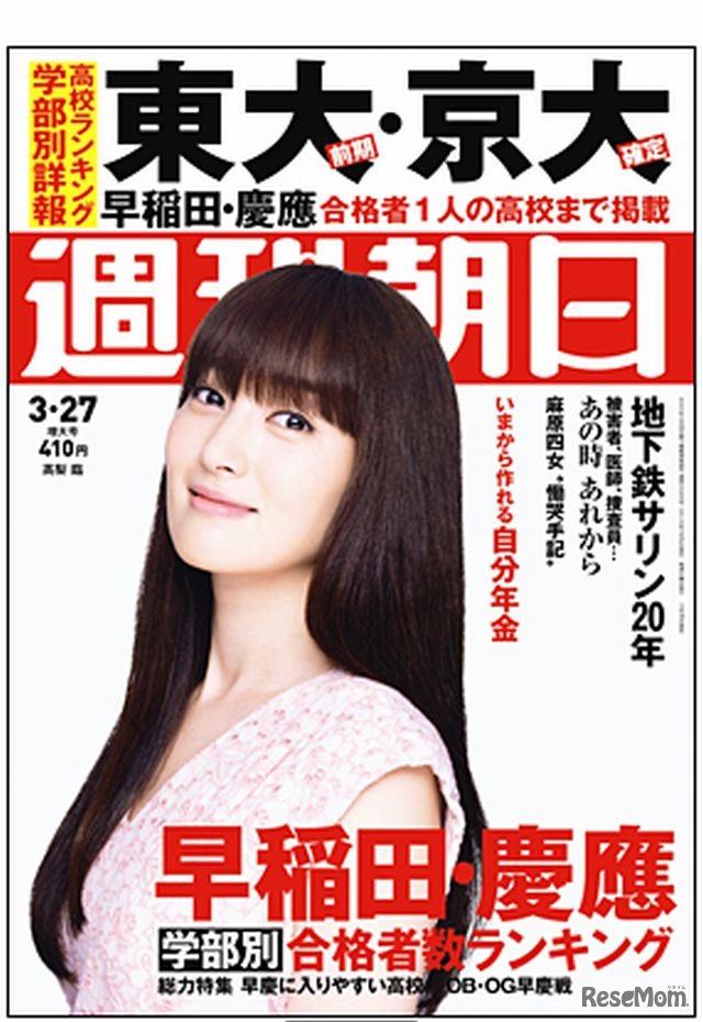 サンデー毎日（3月29日増大号）