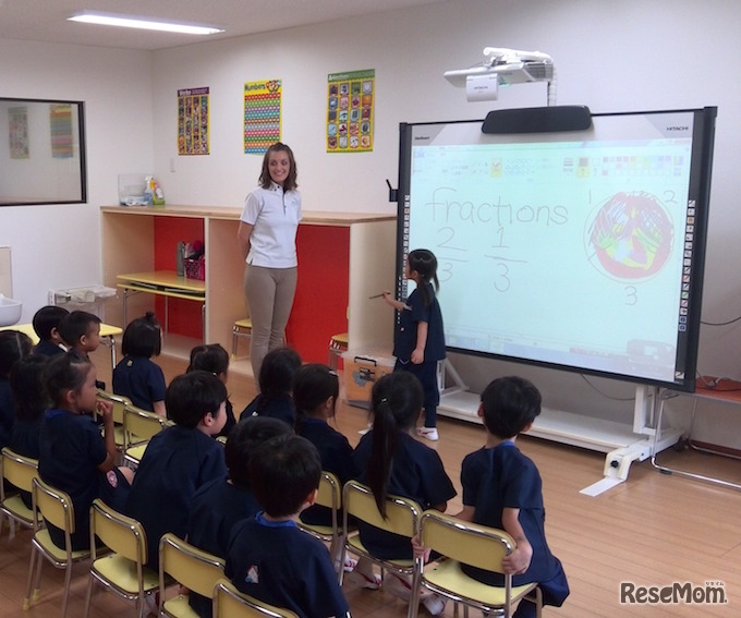 キッズデュオインターナショナルセンター南校の授業の様子