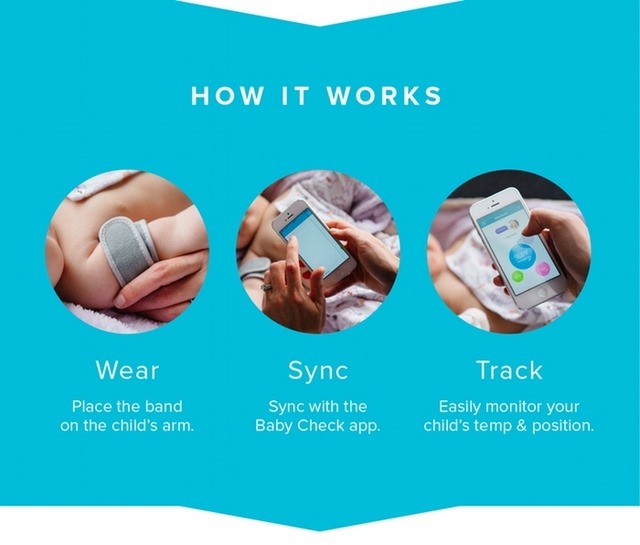赤ん坊の成長を見守るウェアラブル「Baby Check」…米テキサス発