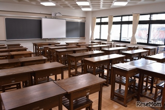 電子黒板のある教室