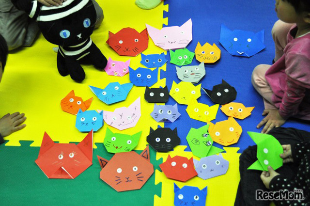 こねこのミーシャ折り紙ワークショップ