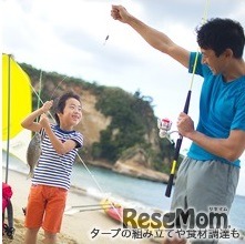 タープの組み立てや食材調達も