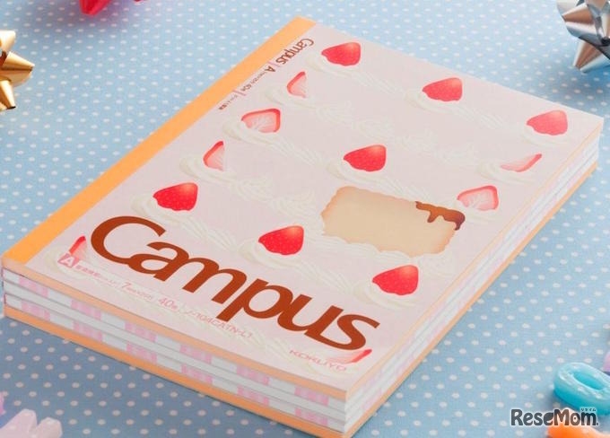 キャンパスノート誕生40周年記念ケーキノート5冊パック