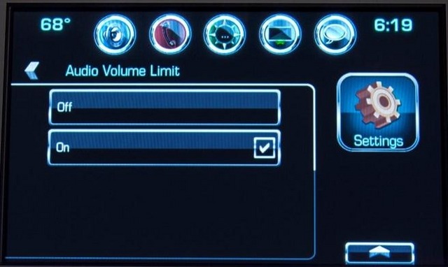 シボレー マリブ 新型の「ティーン・ドライバー」システム