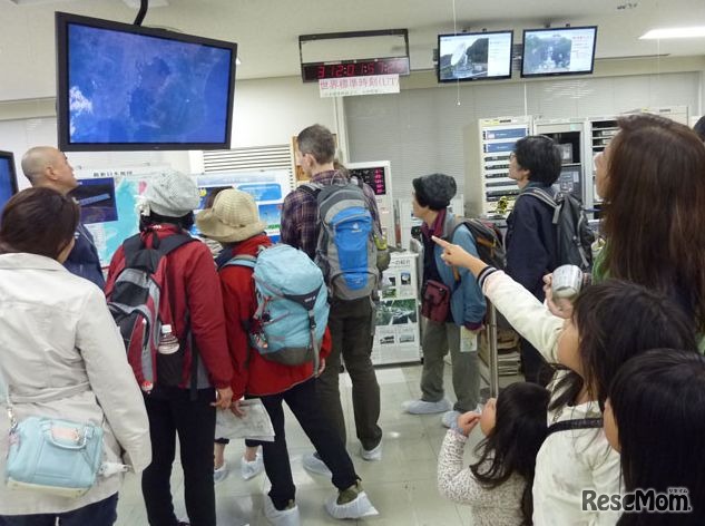 「動く衛星画像」2014年11月実施