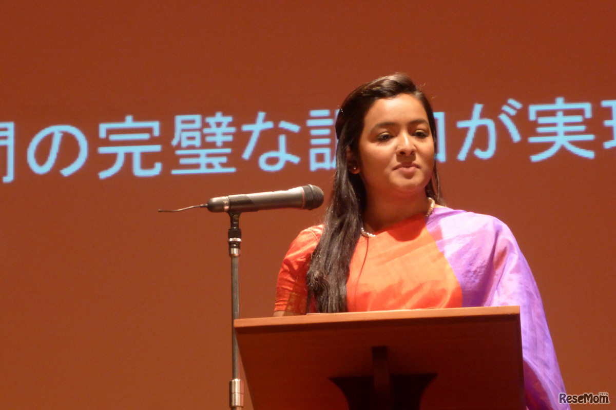 アジア女子大学卒業生 Nawra Mehrin氏