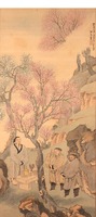 与謝蕪村　桃林結義図　明和8年（1771）　岡田美術館蔵