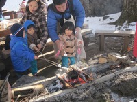 焚火でクッキング