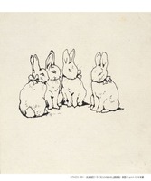 ビアトリクス・ポター　《私家版『ピーターラビットのおはなし』表紙絵》