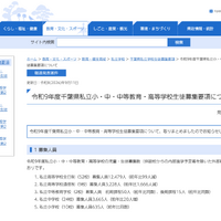 【小学校受験2027】【中学受験2027】【高校受験2027】千葉県、私立学校の募集要項公表 画像