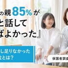 大学生の保護者85%が後悔…中高生のうちに話すべきだったこと 画像