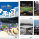 高校野球やバックスクリーンの写真を使用「甲子園球場カレンダー2016」 画像