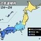 暖冬傾向も西ほど寒気流入…関東も流入のタイミング次第で大雪に 画像