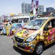 アニメキャラなどで装飾、“痛車”1000台がお台場に集結 画像