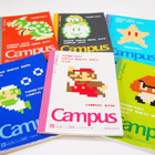 キャンパスノート、スーパーマリオ限定柄コラボノート発売 画像