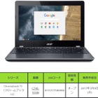 エイサーChromebook11「C740-H14N」3/9発売、教育現場など対象 画像