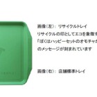 日本マクドナルド、不要な玩具をトレイに再生 画像