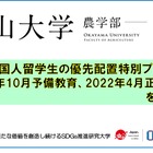 岡山大学、SDGs実現へ「国際農学プログラム」開始 画像