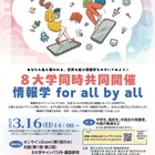 国立8大学共同の情報学イベント…オンライン＆対面3/16 画像